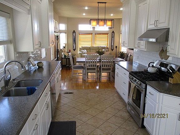 Open concept from kitchen