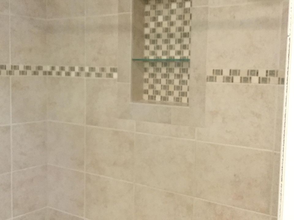 Tile shower