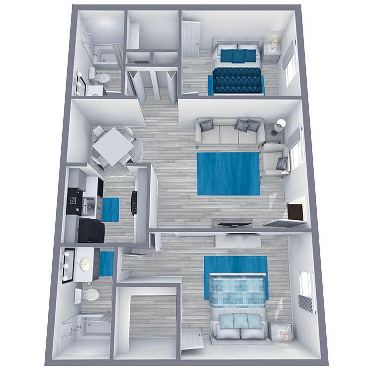 Floor plan B2 Bronze