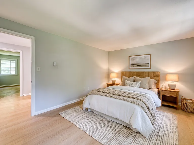 second bedroom- virtually staged.