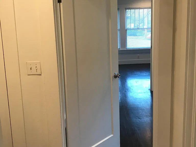 Hall to Master bedroom entry door