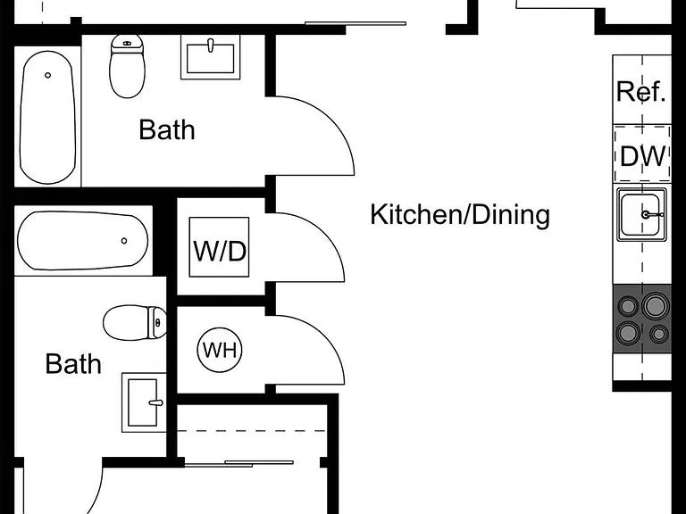 1 Bedroom-B 1 Bedroom-B
