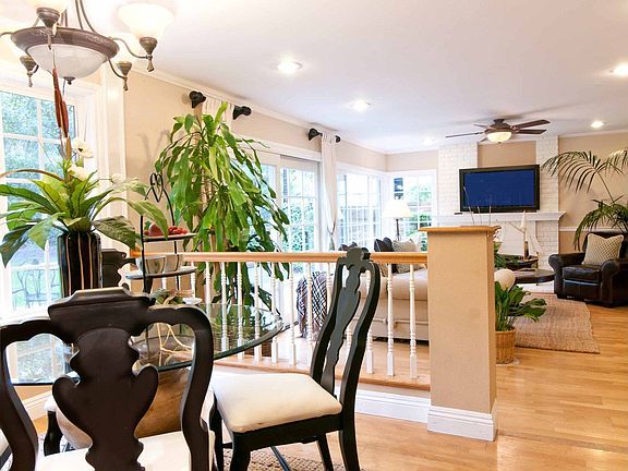 The Nook overlooks the family Room