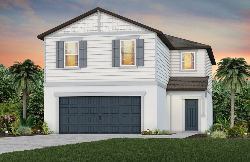Exterior Rendering, Elevation C1