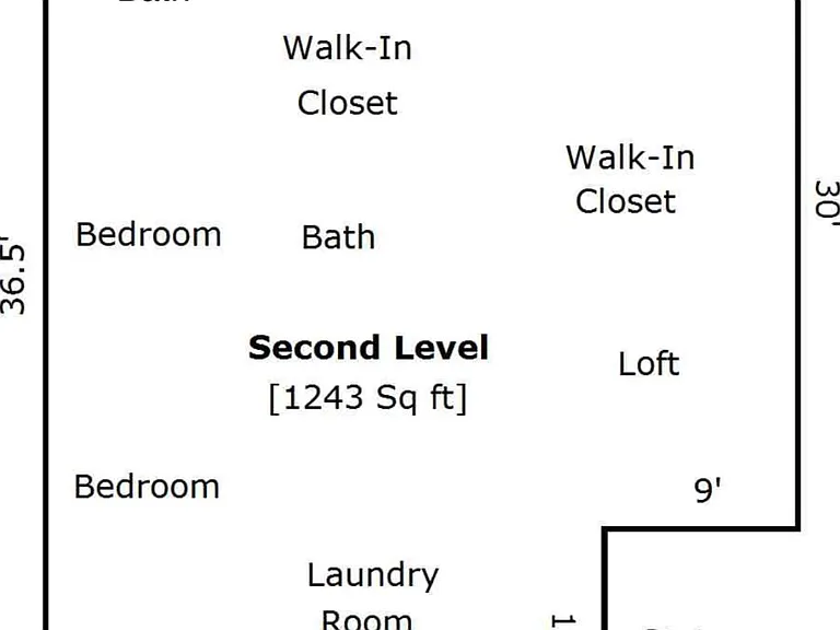 Upstairs Floorplan