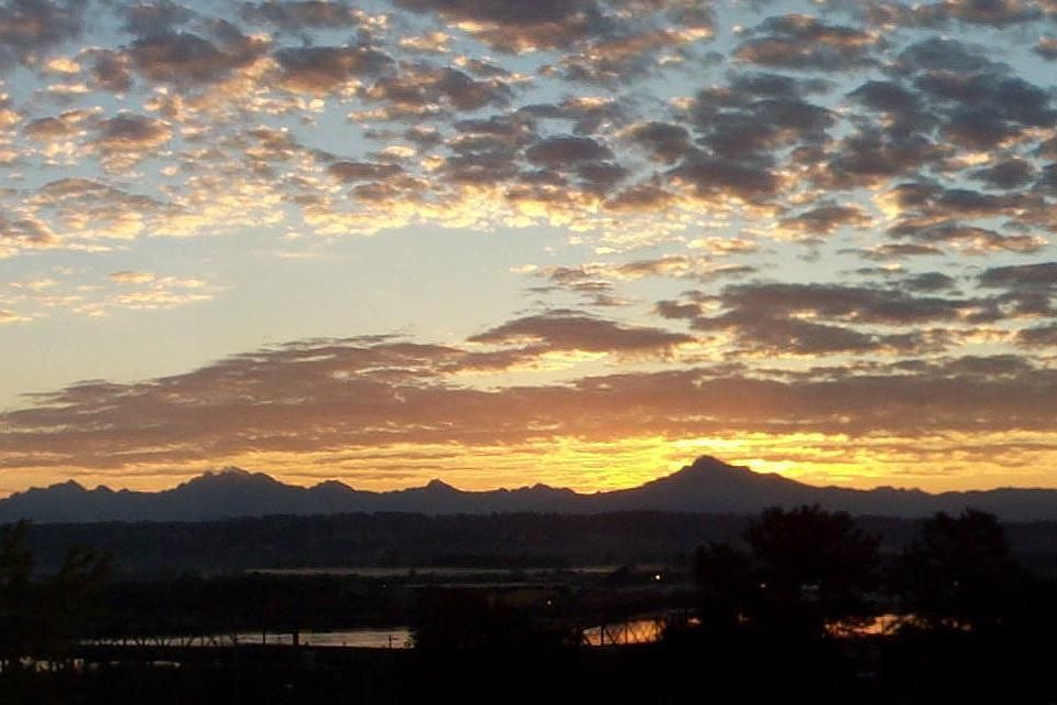 Sunrise over Pilchuck