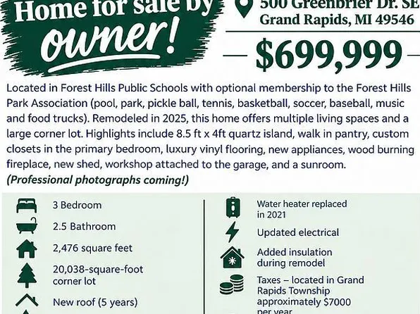 500 Greenbrier Dr SE, Grand Rapids, MI 49546