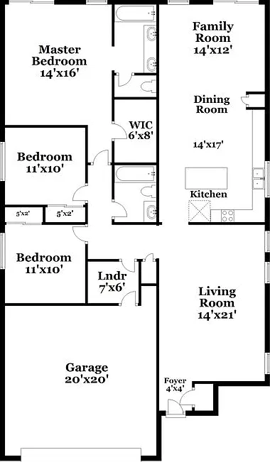 3 bed, 2.0 bath, 1564 sqft, $2,030 — Photo 2