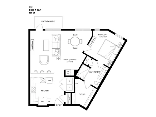 Floor plan A12