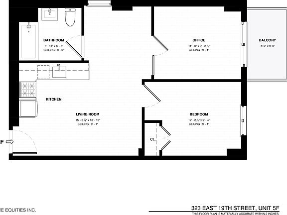 2nd image of 323 E 19th St APT 5F