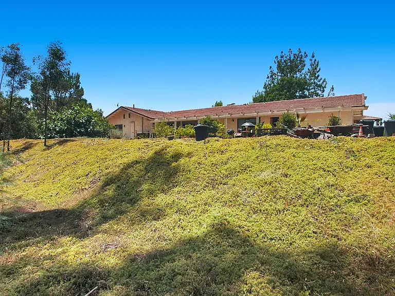 View from the northeast back corner looking towards the back of the property towards the west