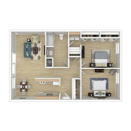 Floor plan The Modernist