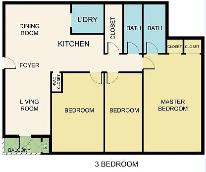 Floor plan 3x2M