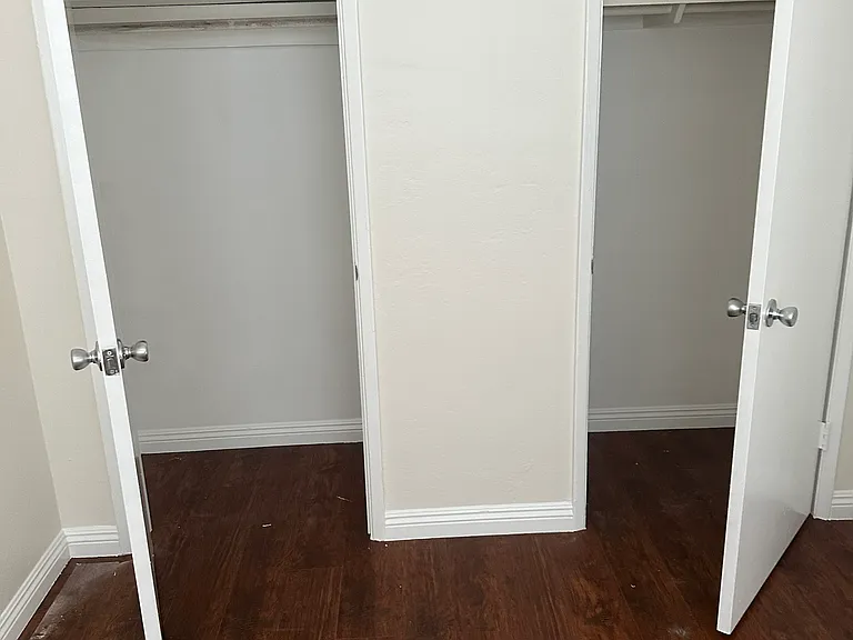 Bedroom 2 closets