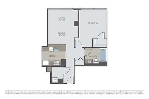 Floor plan Plan 1B