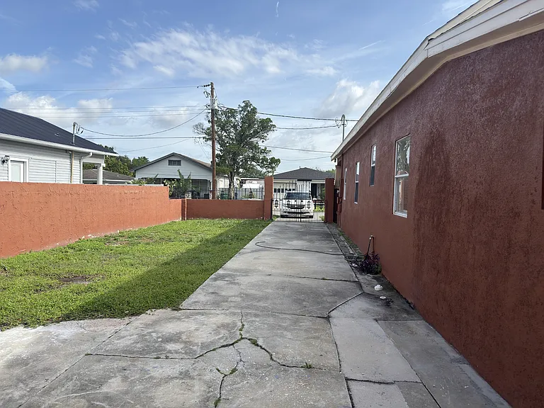 Fenced in Back/side yard
