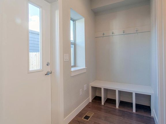 Mudroom inside garage enterance