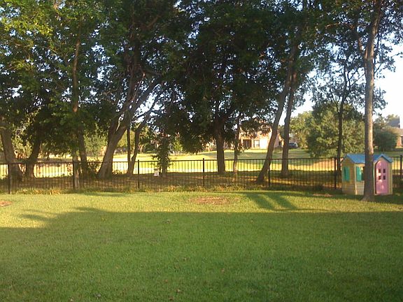 Private backyard