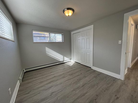 North-facing bedroom.