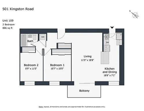 Floor plan 50012A-109