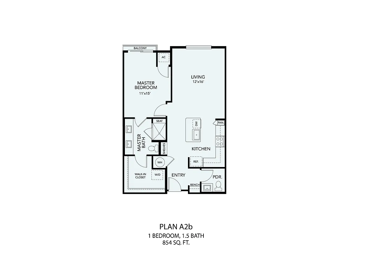 Floor plan A2b