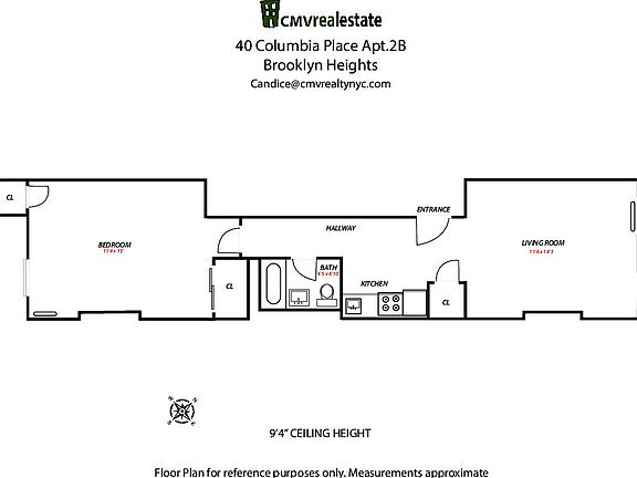 2nd image of 40 Columbia Pl #2A