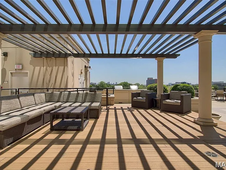 Pool deck on 7th floor