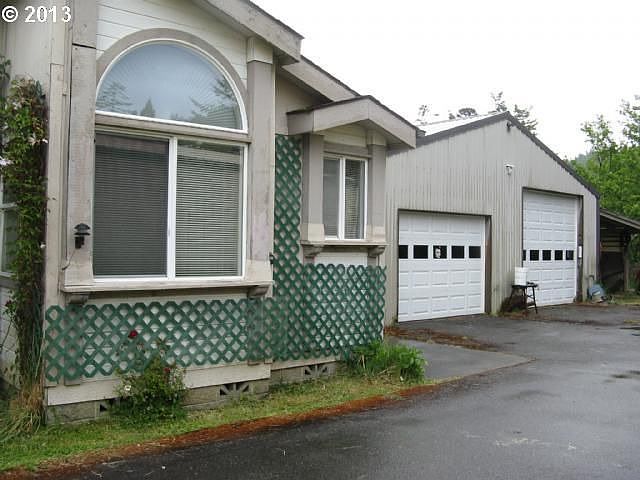 house complex with asphalt 