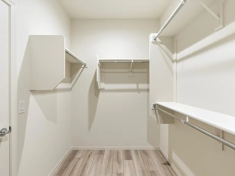 Walk-in closet.
