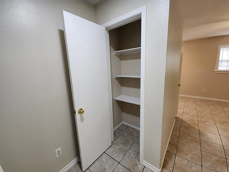 Hall linen closet