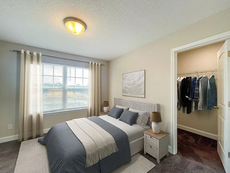 Secondary bedroom 2 with walk-in closet