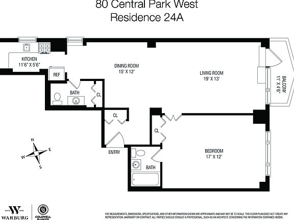 5th image of 80 Central Park W APT 24A