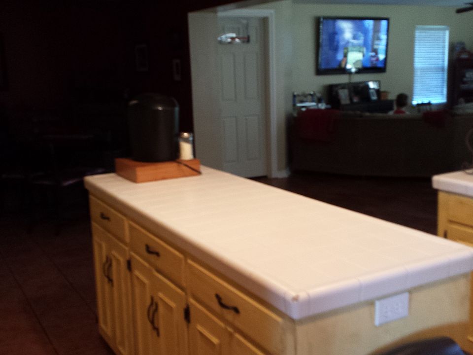 large kitchen island