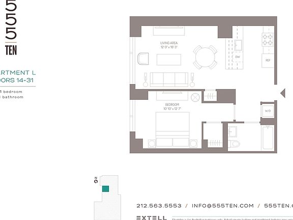 2nd image of 555 10th Ave APT 28L