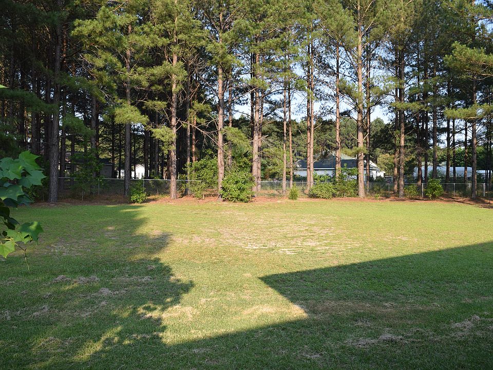 Fenced in back yard