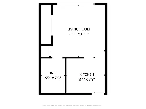 Floor plan Studio