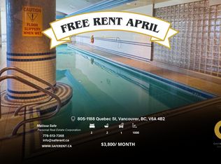 1188 Quebec St #805, Vancouver, BC V6A 4B3