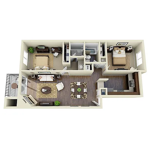 Floor plan B3 B4
