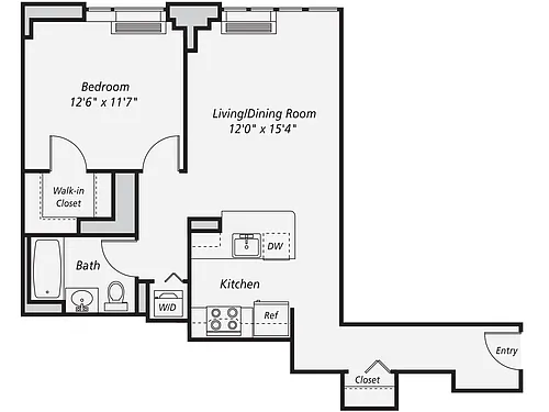 Floor plan A18