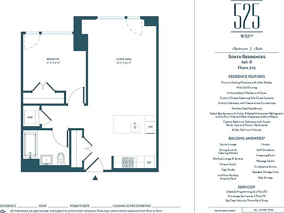 2nd image of 525 W 52nd St APT 7DS
