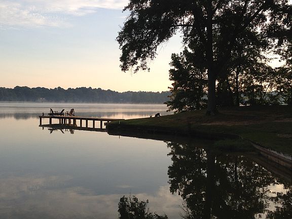 View from backyard of pier