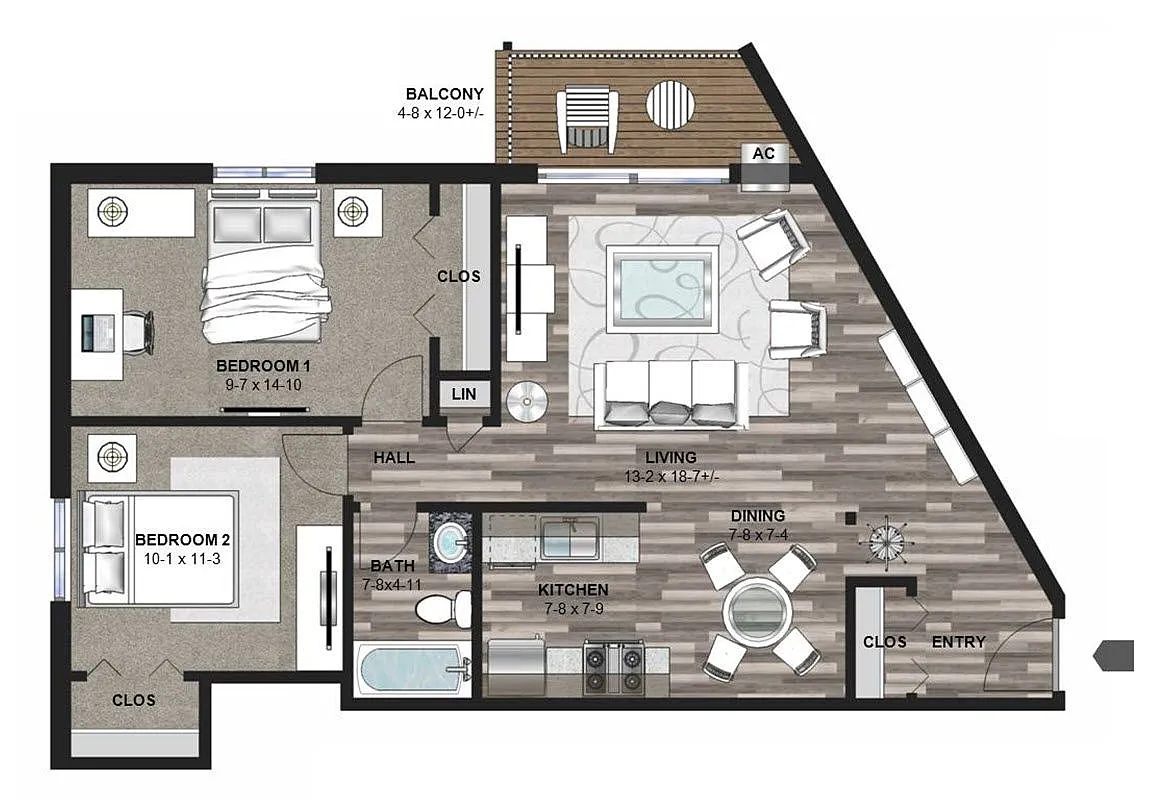 Floor plan The White Birch