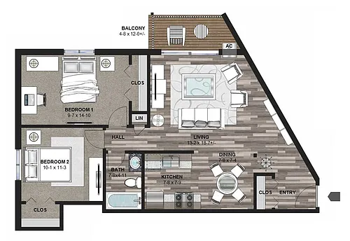 Floor plan The White Birch