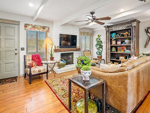 Fireplace and Living Room