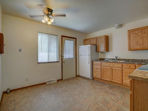 Kitchen and dining area