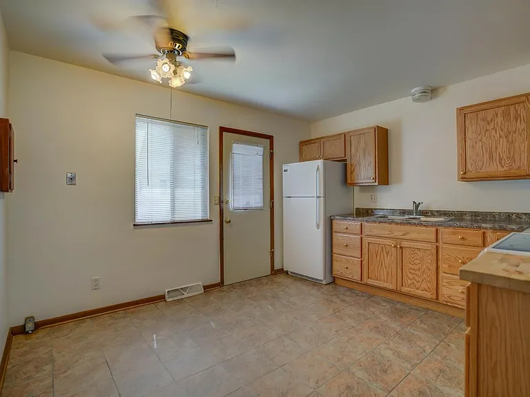 Kitchen and dining area