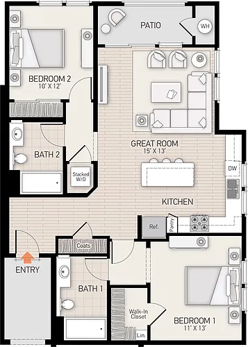 Floor plan Plan R