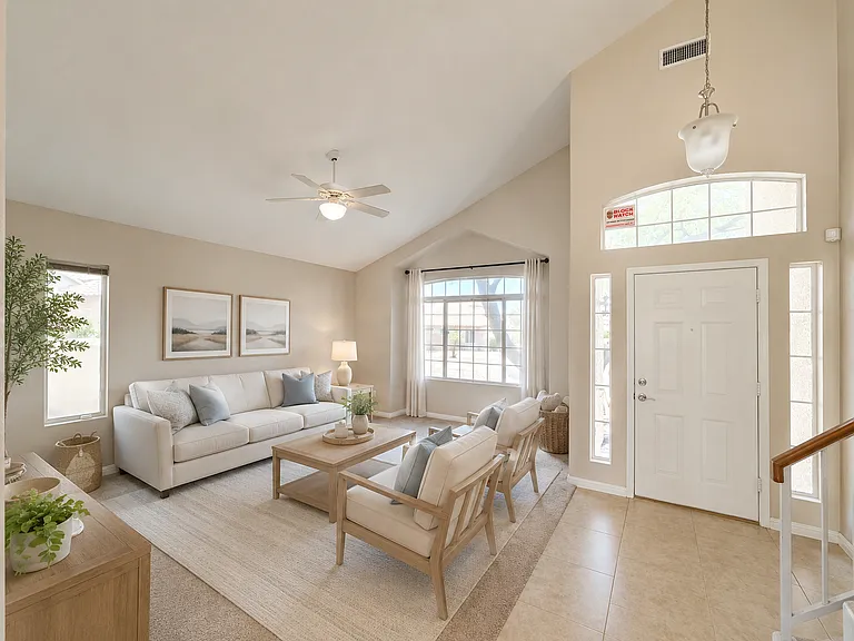 AI staged Living Room