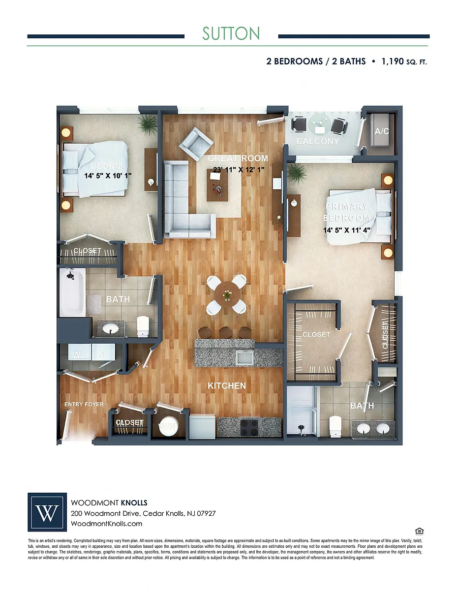 Floor plan Sutton