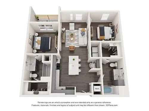 Floor plan 2B